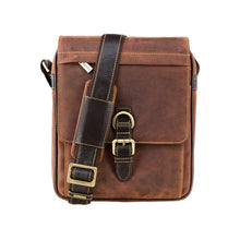 Load image into Gallery viewer, Visconti Link Leather Messenger Bag - A5