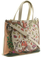 Load image into Gallery viewer, Foxglove Forest Leather Multiway Grab bag