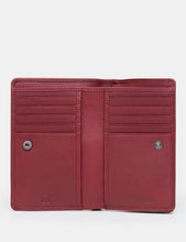 Load image into Gallery viewer, Y1089 Cherry Red Bookworm Zip Top Purse