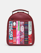 Load image into Gallery viewer, YB258 Cherry Red Bookworm Backpack