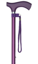 Load image into Gallery viewer, Purple Crutch Handle Adjustable Stick