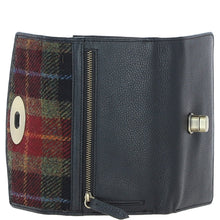 Load image into Gallery viewer, Ashwood Harris Tweed Large Lock Purse