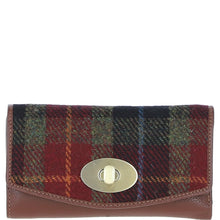 Load image into Gallery viewer, Ashwood Harris Tweed Large Lock Purse
