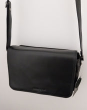 Load image into Gallery viewer, Grains & Tan Classic Flap-over Handbag with Full Zip Back Pocket kh3