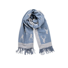 Load image into Gallery viewer, Ladies Stag Print Scarf
