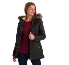 Load image into Gallery viewer, Barbour Ladies Waxed Kelsall Waxed Parka