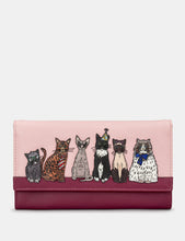 Load image into Gallery viewer, Y1030 Party Cats Leather Purse