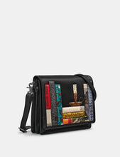 Load image into Gallery viewer, YB238 Charles Dickens Bookworm Triple Gusset Flap Over Bag