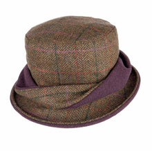 Load image into Gallery viewer, Elise Ladies British Tweed Twist Hat
