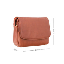 Load image into Gallery viewer, Visconti Claudia - Flapover Leather Handbag