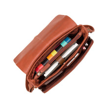 Load image into Gallery viewer, Visconti Claudia - Flapover Leather Handbag