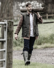 Load image into Gallery viewer, Hoggs Padded Waxed Waistcoat
