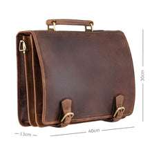 Load image into Gallery viewer, Visconti Hulk - Large Leather Briefcase