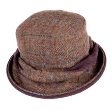 Load image into Gallery viewer, Elise Ladies British Tweed Twist Hat
