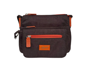 1651 Chocolate/Orange Spirit Bag