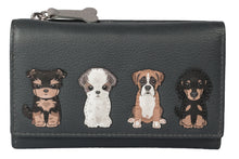 Load image into Gallery viewer, Mala leather sitting Dogs Purse/Notecase-Grey
