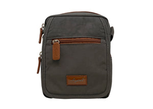 3938 Nylon Dark Grey/Tan Spirit Bag