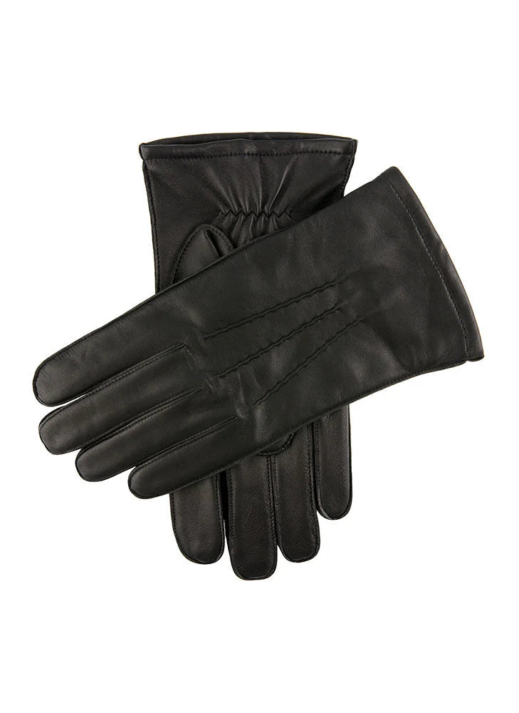 Dents Men's Three-Point Lined Leather Gloves