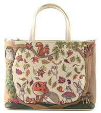 Load image into Gallery viewer, Foxglove Forest Leather Multiway Grab bag
