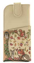 Load image into Gallery viewer, Foxglove Forest Leather Glasses Case
