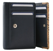 Load image into Gallery viewer, Mala Leather Stable Row Compact Leather Tri fold Purse
