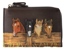 Load image into Gallery viewer, Mala Leather Stable Row Leather Coin &amp; Card Purse
