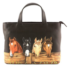 Load image into Gallery viewer, Mala Leather Stable Row Leather Multiway Grab Bag
