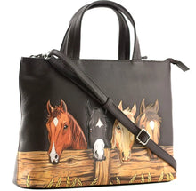 Load image into Gallery viewer, Mala Leather Stable Row Leather Multiway Grab Bag
