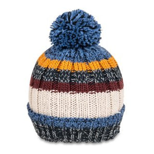 Chunky Knit Bobble Hat With Fleece Lining