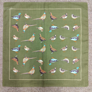 21"  Game Bird Handkerchief