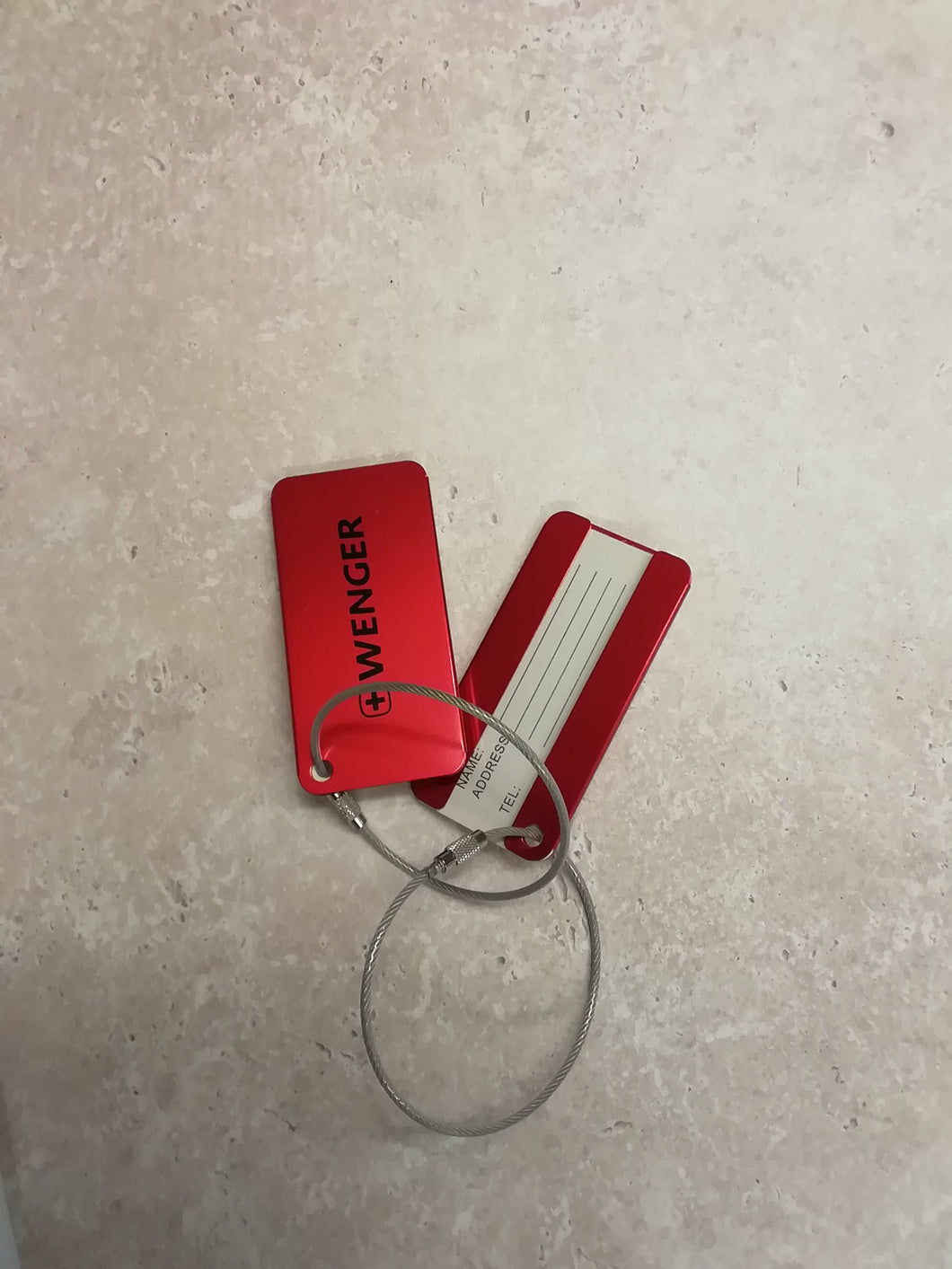 Wenger Metal Luggage Tags
