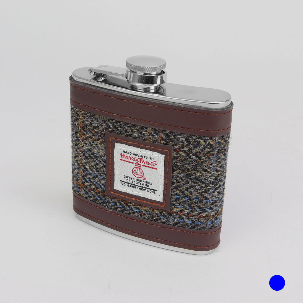 Harris Tweed Hip Flask