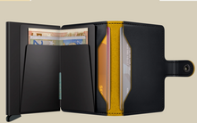 Load image into Gallery viewer, Secrid Matte Black &amp; Ochre Miniwallet
