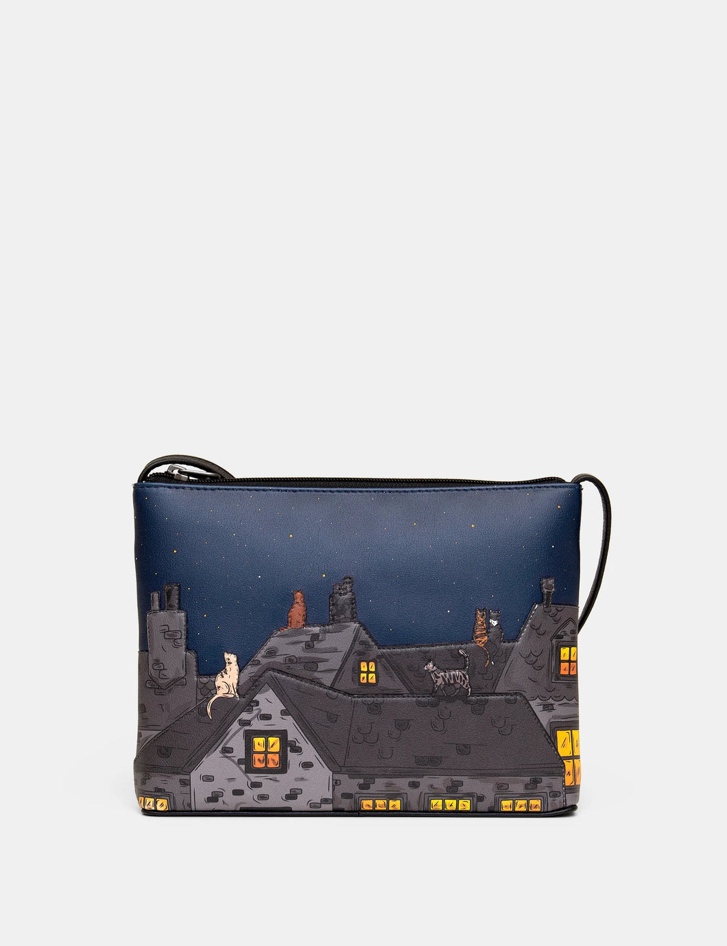 YB214 Yoshi Night Cats Cross Body Bag