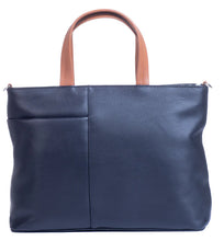 Load image into Gallery viewer, Mala Leather Sitting Cats Grab Bag - Black
