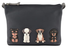 Load image into Gallery viewer, Mala Leather Sitting Dogs Cross Body Bag - Grey
