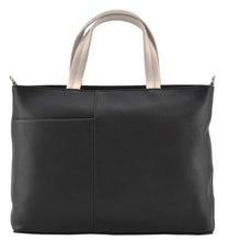 Load image into Gallery viewer, Mala Leather Sitting Dogs Grab Bag - Black
