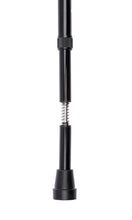 Load image into Gallery viewer, Black Natural Wooden Derby Handle Adjustable Stick With Shock Absorber
