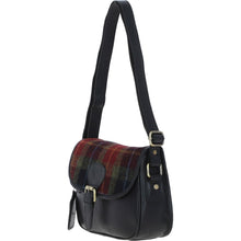 Load image into Gallery viewer, Ashwood Harris Tweed Leather Saddle Bag
