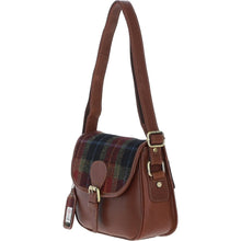 Load image into Gallery viewer, Ashwood Harris Tweed Leather Saddle Bag
