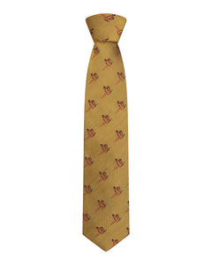 100% Silk Woven Pheasants Tie