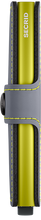 Load image into Gallery viewer, Secrid Matte Grey &amp; Lime Miniwallet
