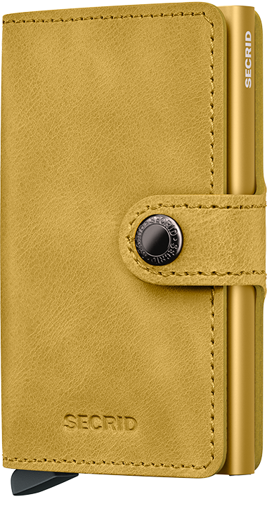 Secrid Vintage Yellow Miniwallet