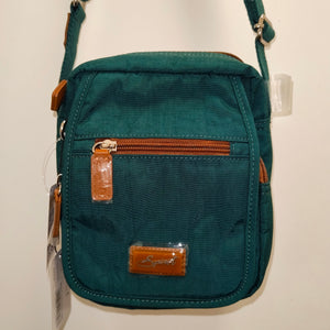 3938 Nylon Forest Green/Tan Spirit Bag