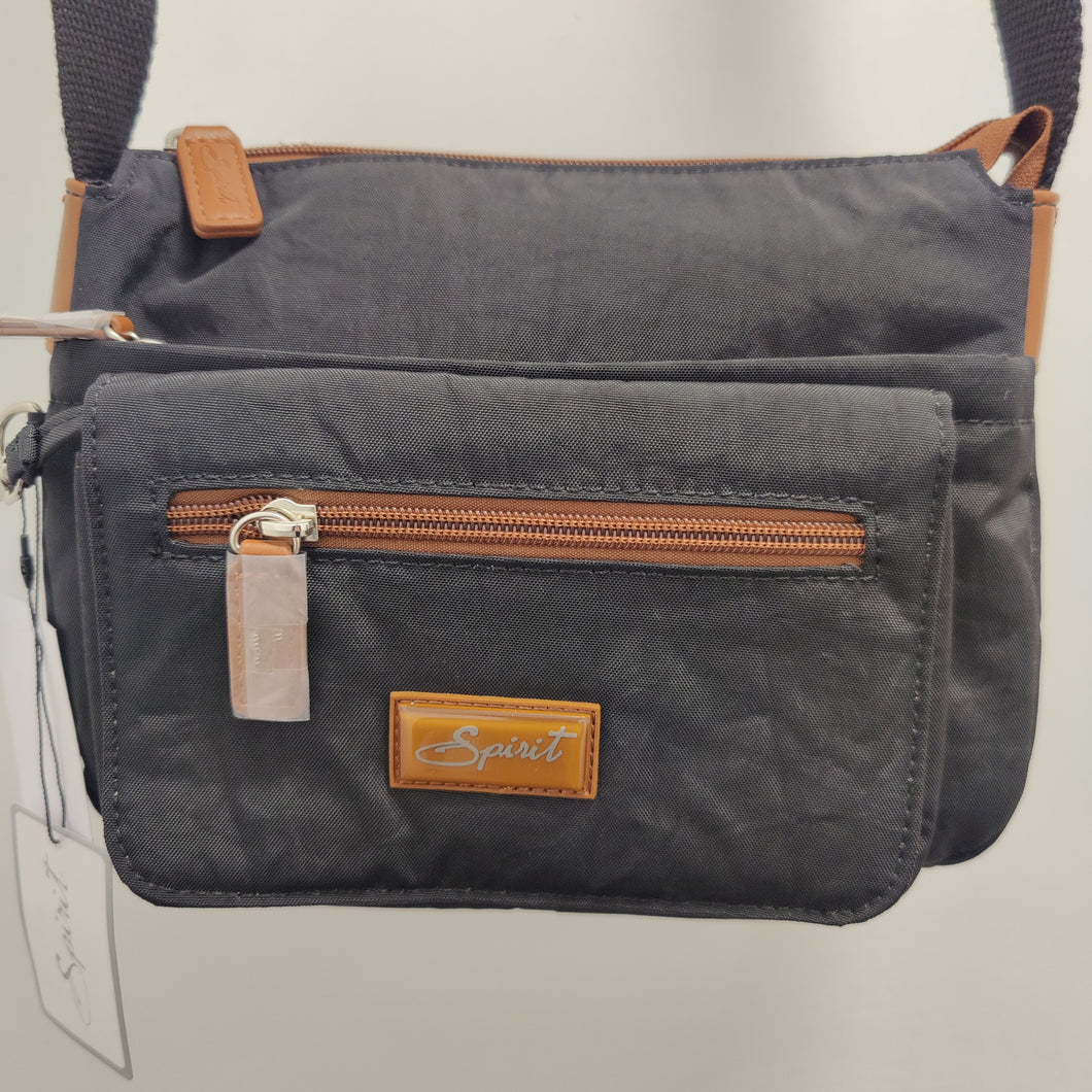 1651 Nylon Black/Tan Spirit  Bag