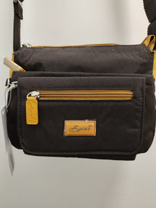 1651 Nylon Chocolate/Mustard Spirit Bag