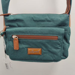 1651 Nylon Forest Green/Tan Spirit Bag