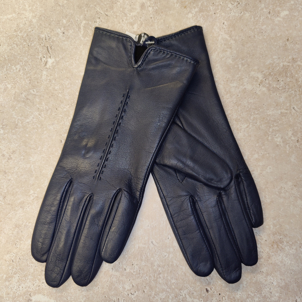 Ladies Fleece Lined Leather Gloves
