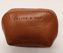 Load image into Gallery viewer, Grains &amp; Tan Small Leather Pouch
