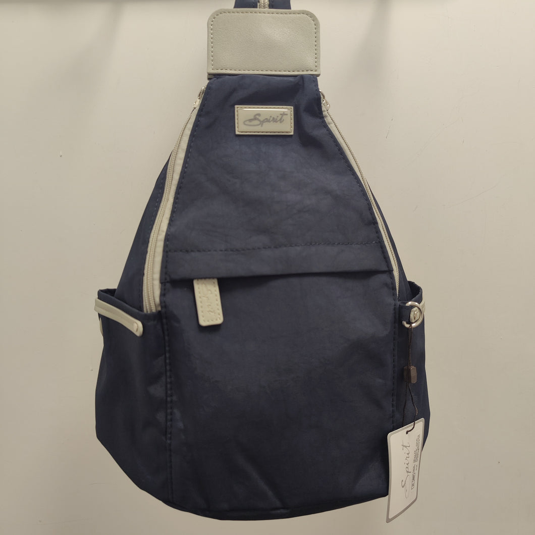 9894 Nylon Navy/Grey Spirit Rucksack